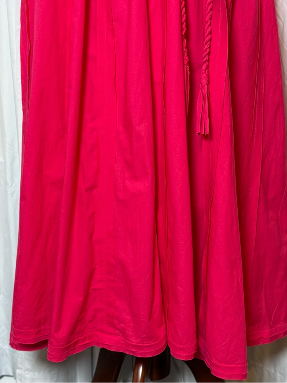 Ulla Johnson Leela Orchid Pink Midi Dress Rope Tie Waist NWT Size 2 - Picture 8 of 16